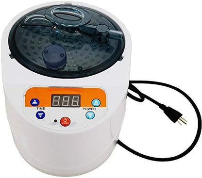 ZONEMEL Portable Sauna Steamer Pot 3 Liters, Stainless Steel Steam Generator with Remote Control, Spa Machine with Timer Display Mist Moisturizing for Body Detox